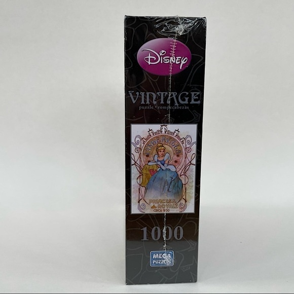 Disney Vintage Series Cinderella 1000 Piece Mega Puzzle, Rare, New/Sealed - Picture 4 of 6